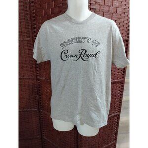 Property Of Crown Royal T Shirt Canadian Whisky Adult Medium Whiskey